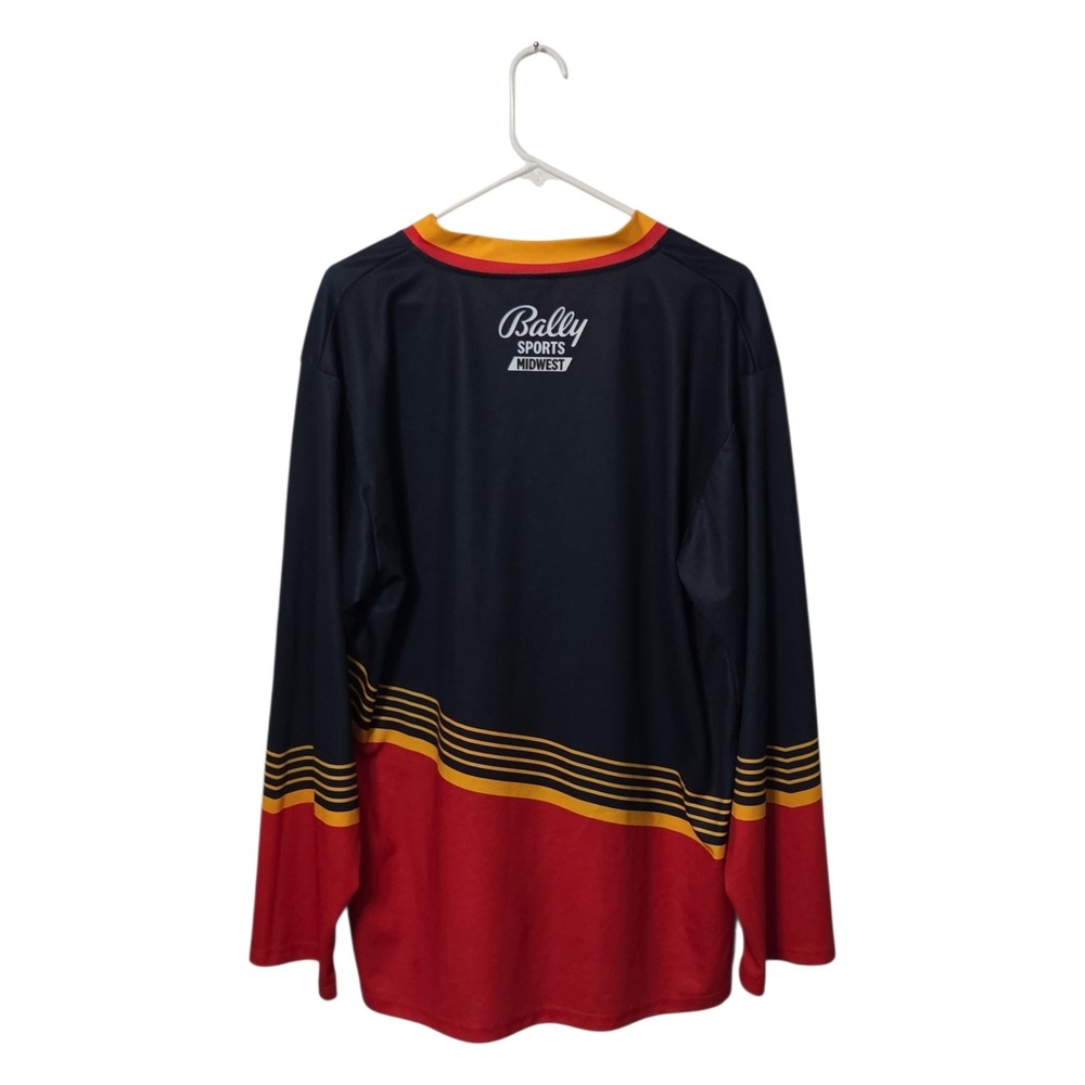 St. Louis Cardinals Bally Sports Midwest Long Sleeve Jersey Mens XL - Picture 2 of 10